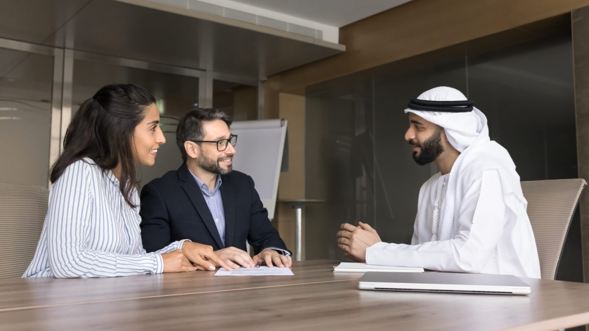 Positive,Young,Arabian,Business,Professional,Man,In,White,Muslim,Clothes